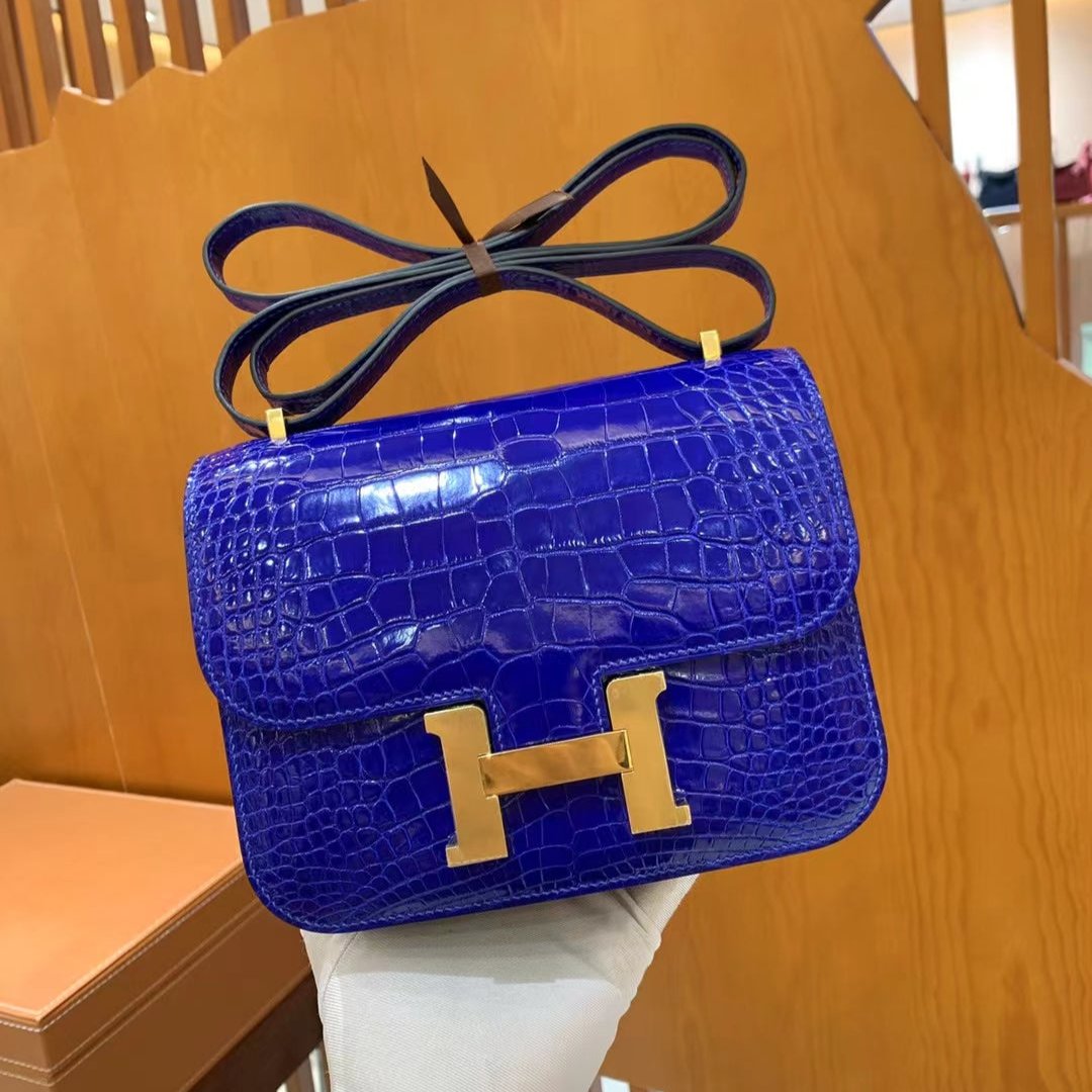 Sac Hermès Constance Bleu