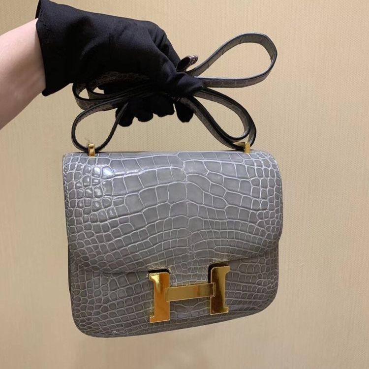 Sac Hermès Constance Gris