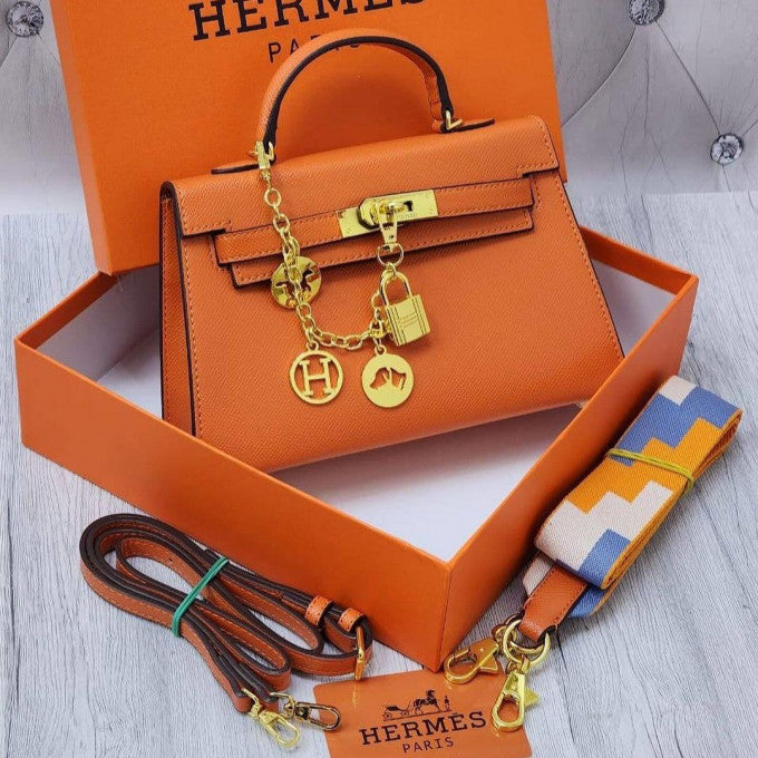 Sac HERMES Kelly 22 Orange