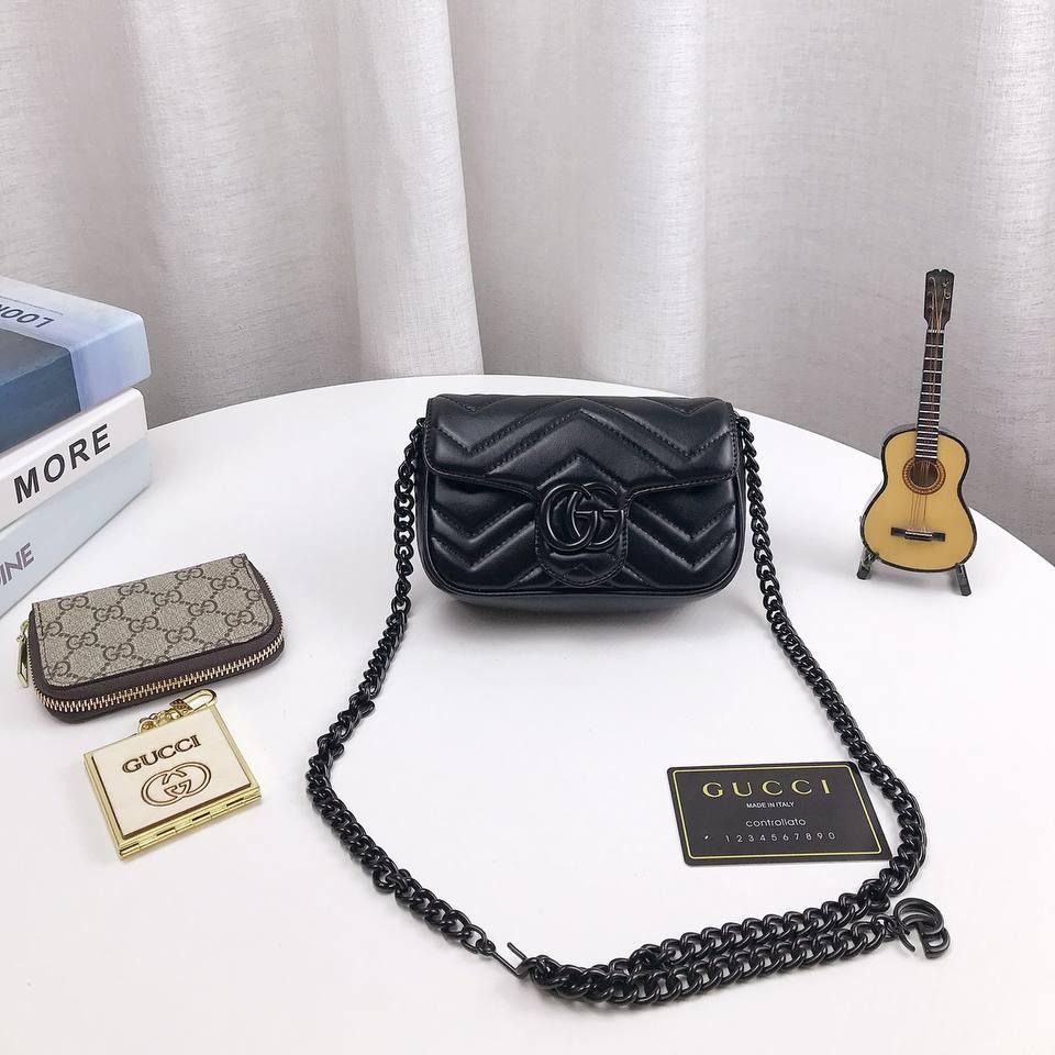 Sac GG Marmont Super Mini Noir