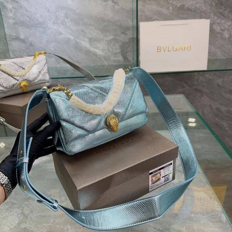 Sac Bvlgari Serpenti Bleu